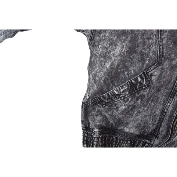 Nike Challenge Court Andre Agassi Acid Wash Jacket Fits L Black 90s 80s Retro - Picture 14 of 14